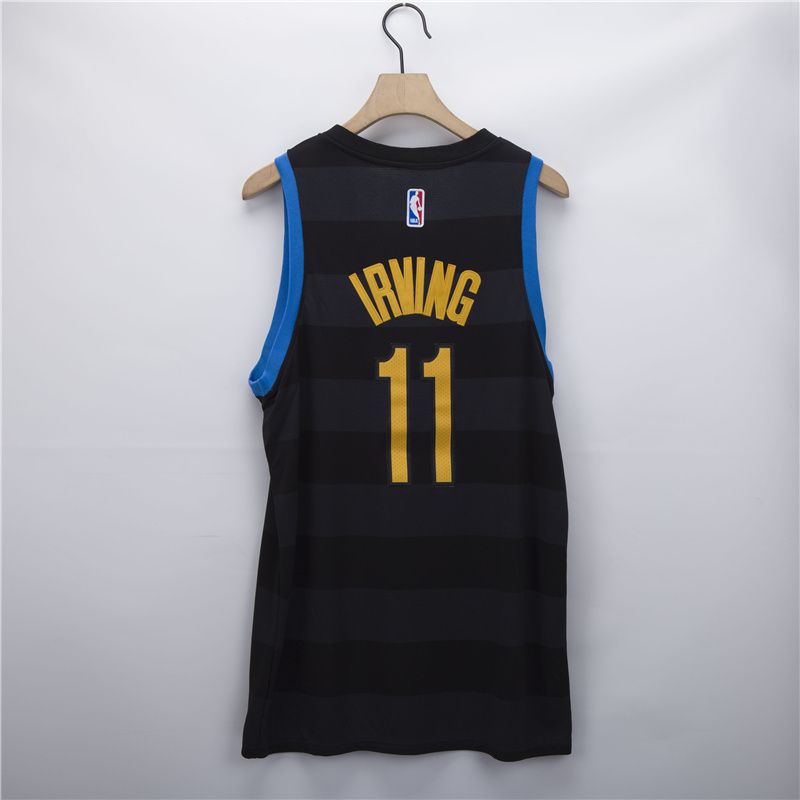 Men Brooklyn Nets #11 Irving black Fashion Nike 2021 NBA Jersey->los angeles lakers->NBA Jersey